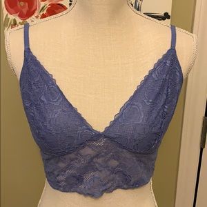 Jessica Simpson Periwinkle Lace Bralett Size XL